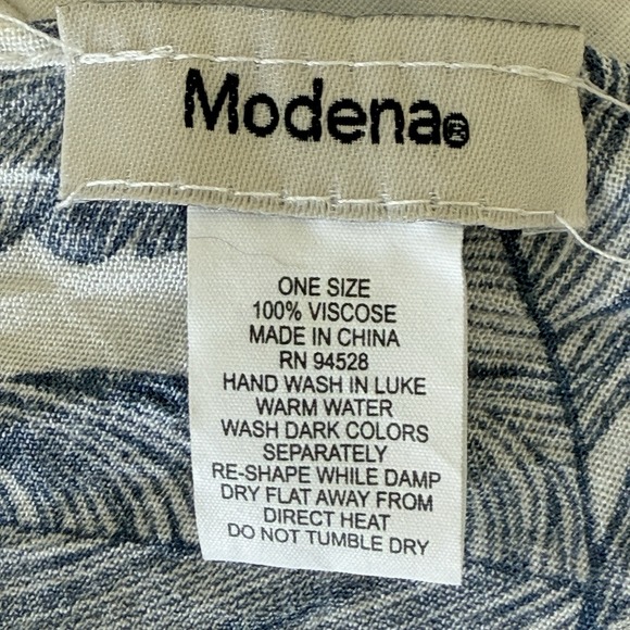 Modena Floral Swim Coverup Boho Kimono Open Front Tropical Beach Pool Vacay OS - Picture 3 of 3